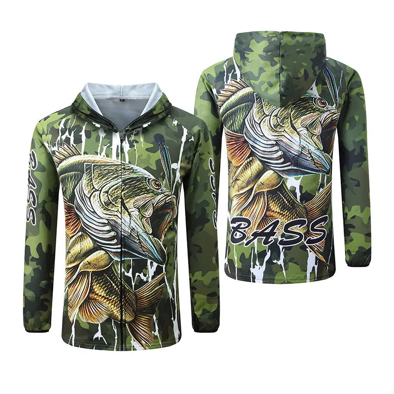2025 SPATA Outdoor Sports Fishing Shirts Anti-UV Fishing Jersey Sunscreen Breathable Moisture-wicking Quick Dry FIshing Clothing