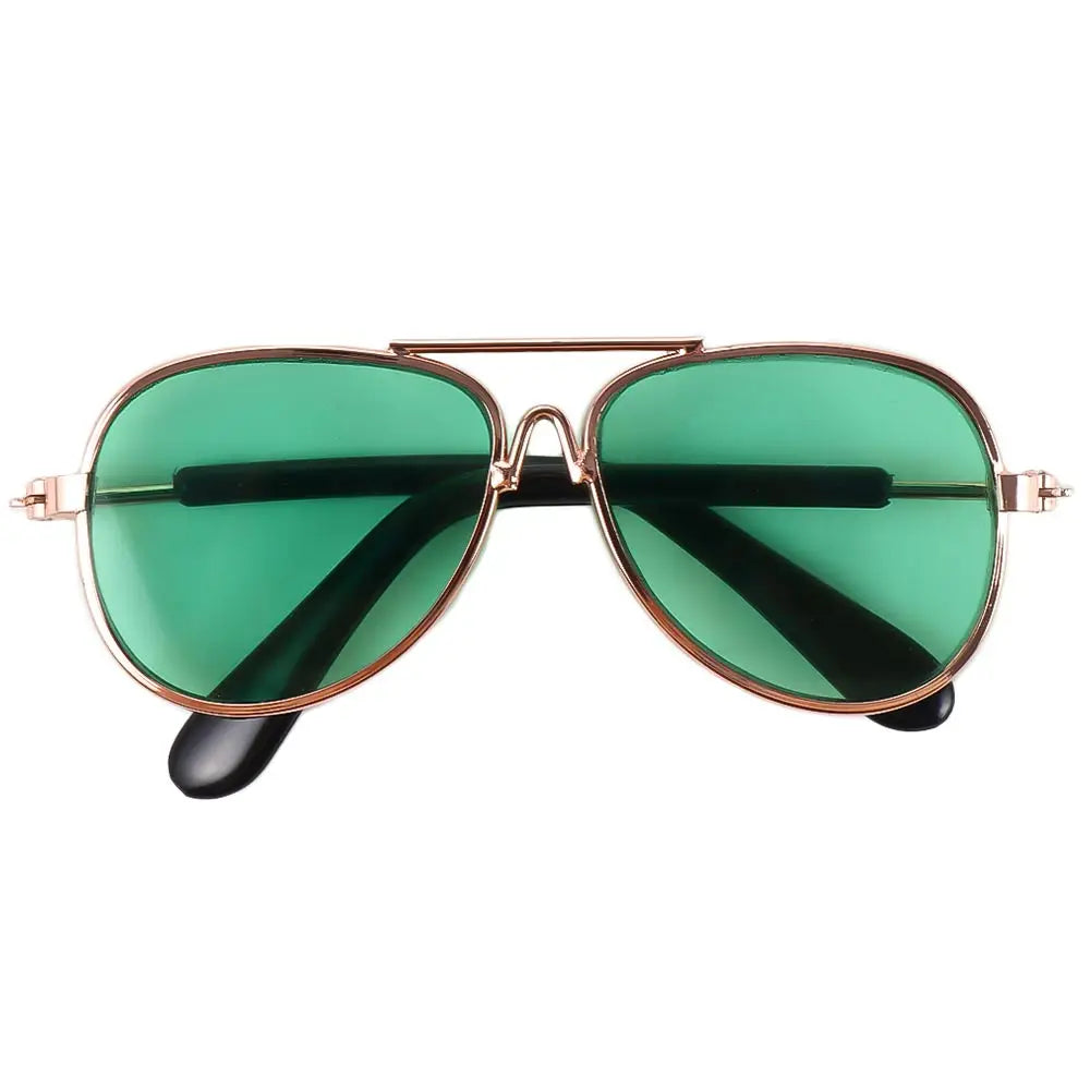 Dog Cat Sunglasses Cat Pet Product Lovely Vintage Round Reflection Eyewear Glasses Small Dog Cat Pet Photo Props Accessories
