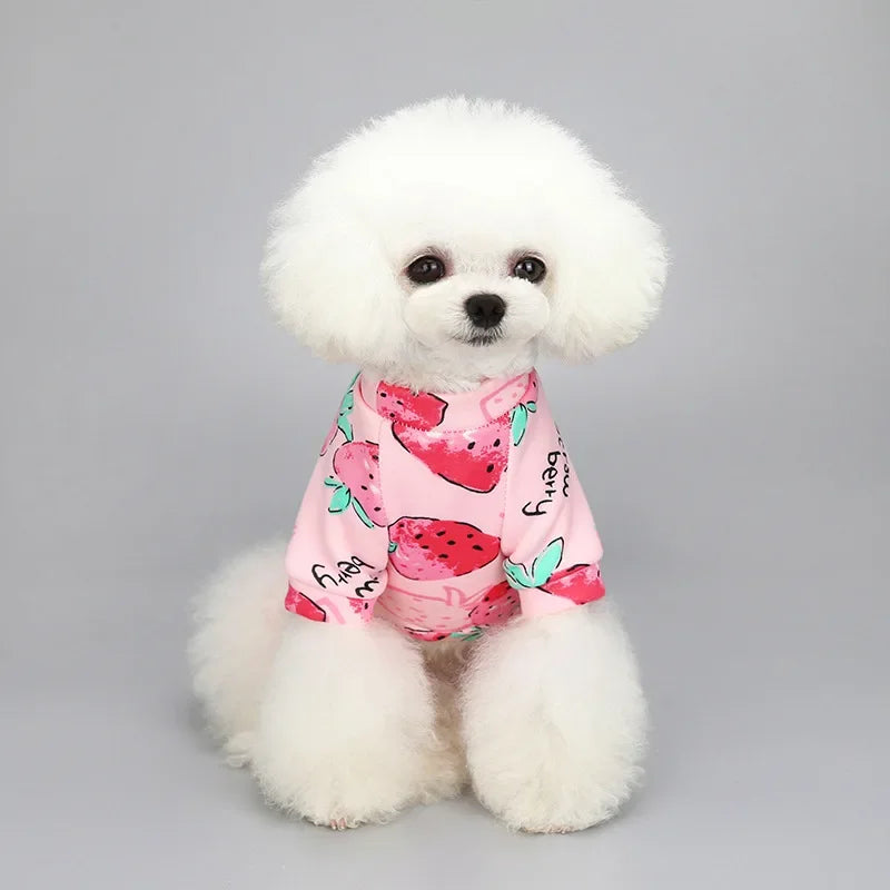 Chihuahua Dog Sweatshirt Puppy Cat Pullover Dogs Small Dog Hoodie Coat Winter Warm Pet Clothes for Bulldog - My Store