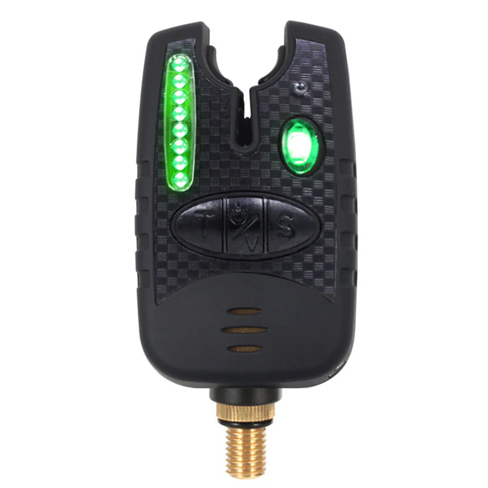 LED Fishing Bait Alarm Low Battery Alert Function Fishing Bite Indicator Illuminated 20S Carp Fishing Bite Sound Alert Sensitive