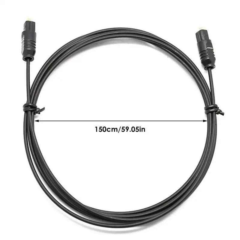 Fiber Optic Cable Digital Audio Fiber Optic Cable 1.5m Digital Optical Audio Cable Optical Fiber Cable Metal Audio Speaker Cable