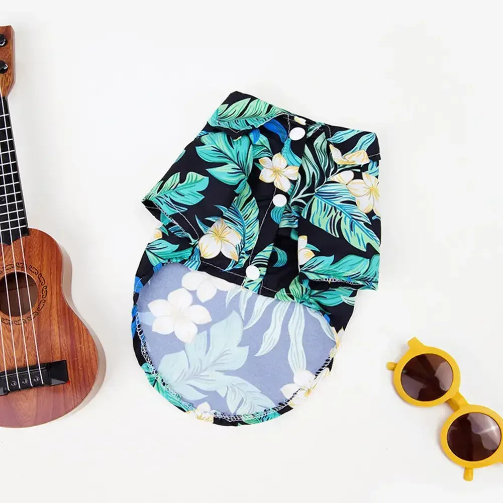XL-5XL Hawaii Style Cute Summer T-shirts Comfortable Printed Pet Shirt For Medium Large Dog Puppy Pet Clothes Pet Products