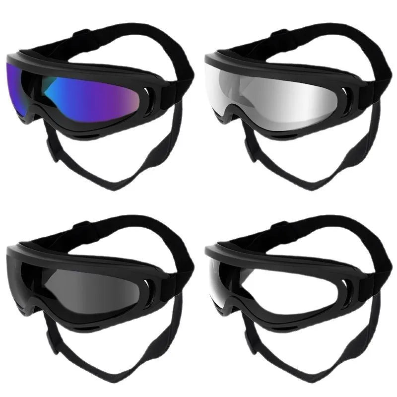 Dog Glasses Outdoor Pet Goggles for Large Dogs Windproof Outdoor Riding Dog Goggles UV Protection Dog Accessories Dog Collar
