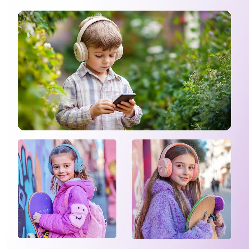 P2961 Headphones Disney Stitch Wireless Bluetooth Earbuds HiFi Stereo Over Ear Headset Gamer Music Sports Earphones TF/AUX