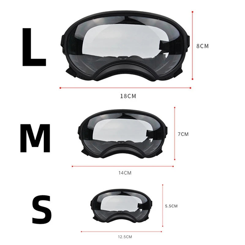 A45G-Color Changing Pet Glasses, Dog Goggles, Size Dog Sunglasses, Snow Glasses, UV Dog Sunglasses