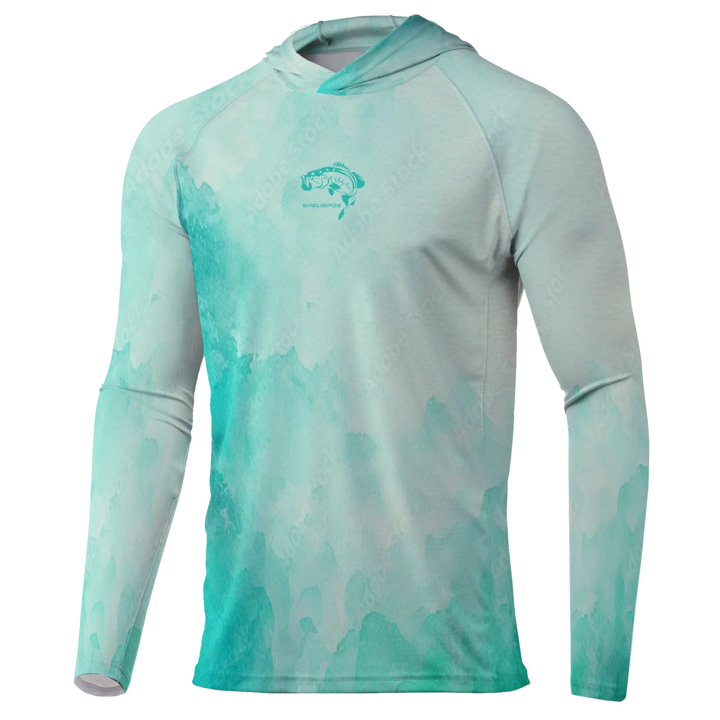 Men Fishing Hooded Shirts Long Sleeve Breathable Jersey Sun Protection Angling Clothing Camisa De Pesca Outdoor Fish SweatShirts