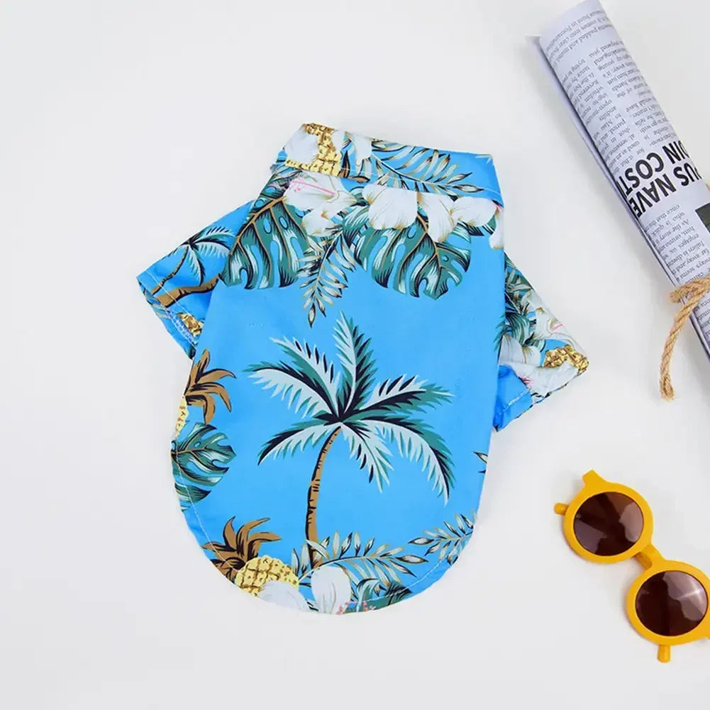 XL-5XL Hawaii Style Cute Summer T-shirts Comfortable Printed Pet Shirt For Medium Large Dog Puppy Pet Clothes Pet Products