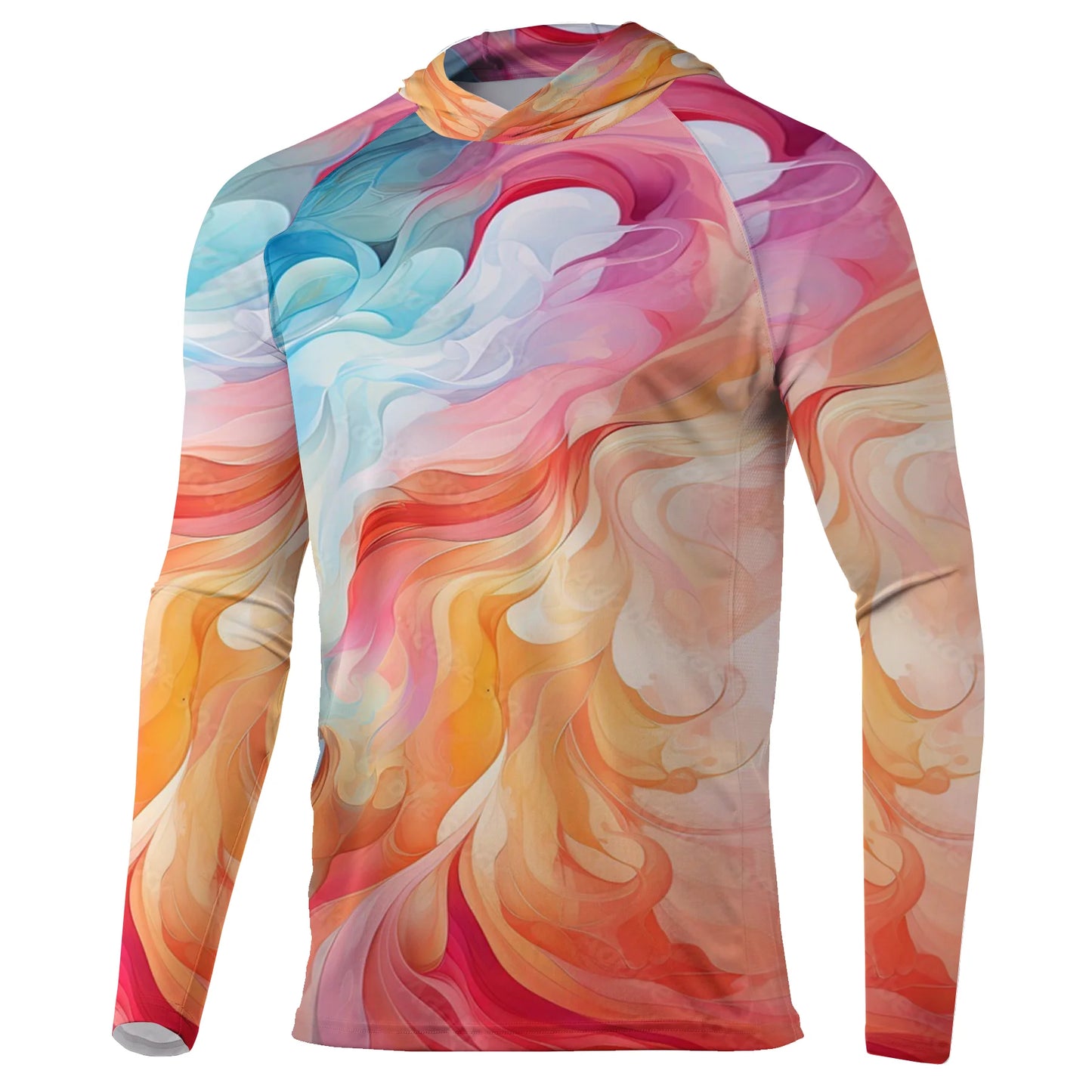 Men Fishing Hooded Shirts Long Sleeve Breathable Jersey Sun Protection Angling Clothing Camisa De Pesca Outdoor Fish SweatShirts