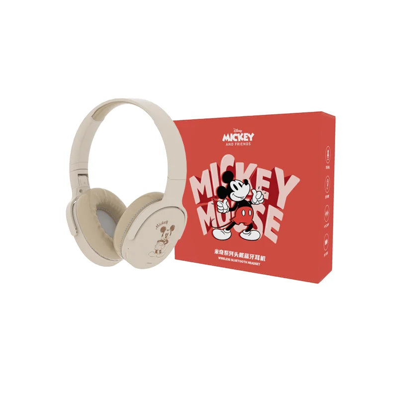 P2961 Headphones Disney Stitch Wireless Bluetooth Earbuds HiFi Stereo Over Ear Headset Gamer Music Sports Earphones TF/AUX