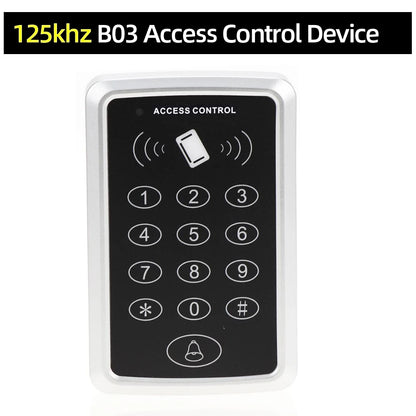5YOA 125KHz RFID Access Control Keypad EM Card Reader Door Access Control System Door Lock Opener Keyboard System