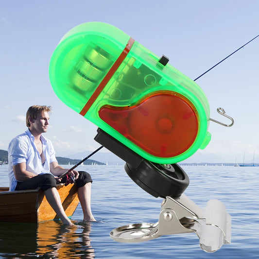 Fishing Alarm Sound Bell Double-lamp Fishing Rod Buzzer High Volume Alert Alarm Sound Bell Sensitive Accessories Fishing Tackle