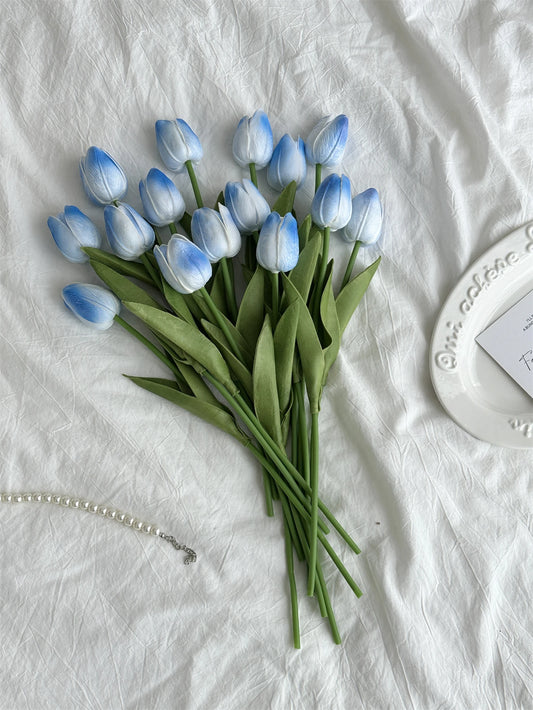 Tulip imitation flower home decoration decoration floral art bedroom decoration immortal bouquet