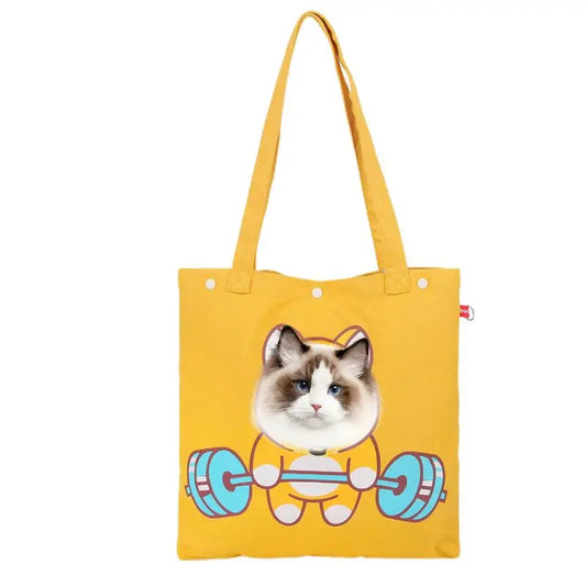 Pet Canvas Shoulder Bag Portable Pet Carrying Chest Bag Soft Pouch Tote Bag For Kittens And Puppies Pet Supplies For Outdoor