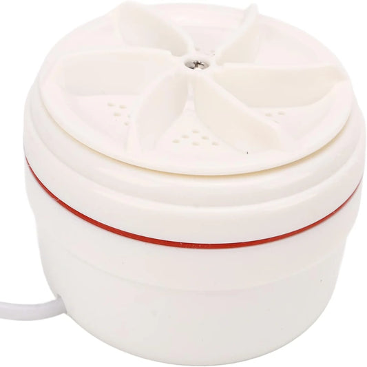 Mini Laundry Washing Machine, Portable Ultrasonic Turbine Washer Small Automatic Cleaning Washer with Fixed Suction Cup for  Stu