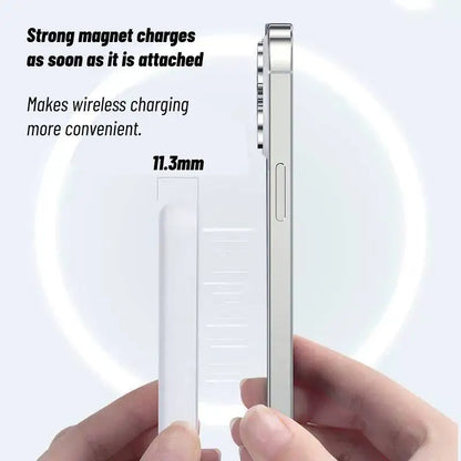 "10000mAh Magnetic Wireless Power Bank for MagSafe iPhones – Portable, Fast Type-C Charging, Simple & Large-Capacity Design"