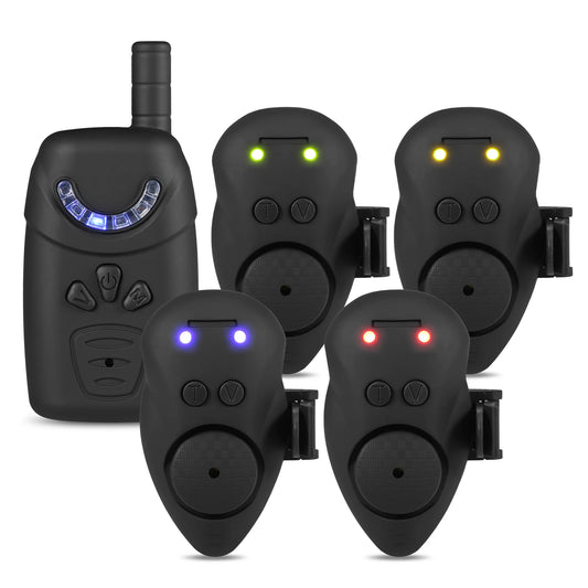 Fishing Bait Alarm Set with Portable Case Fishing Bait Indicator DigitalFishing Alert Kit