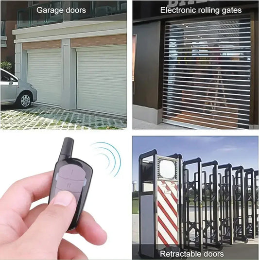 433MHz Garage Remote Control Duplicator - Rolling Code & Fixed Code Cloner for Electric Gates Doors & Access Systems