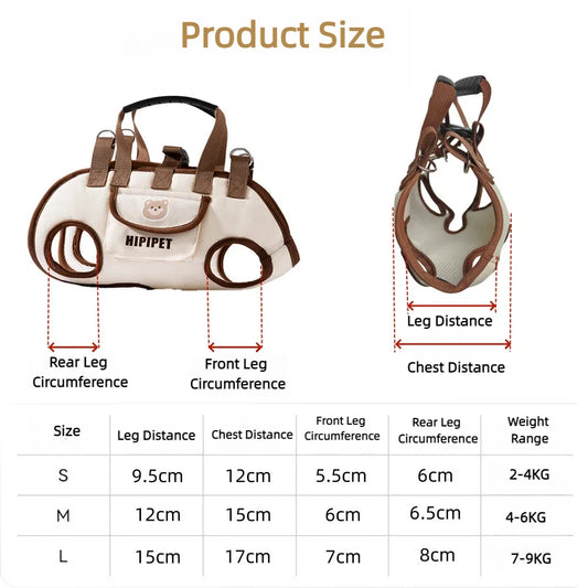 Double Shoulder Dog Carrier Backpack Adjustable Washable Pet Strap Artifact Breathable Dog Outing Bag Dog Accessories