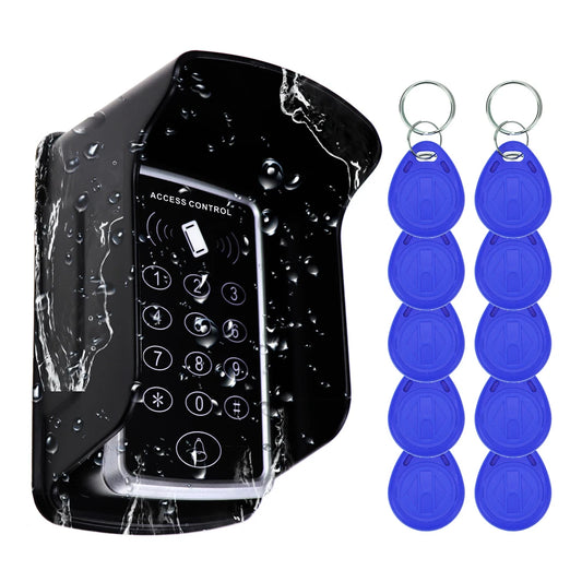 5YOA 125KHz RFID Access Control Keypad EM Card Reader Door Access Control System Door Lock Opener Keyboard System