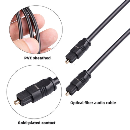 0.5/1/1.5/2/3 Meters Digital Optical Audio Cable Toslink SPDIF Gold Plated Cord
